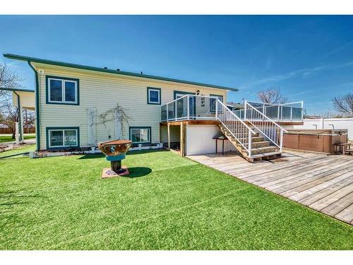 338 4A Street, Stirling, AB - Outdoor With Deck Patio Veranda With Exterior