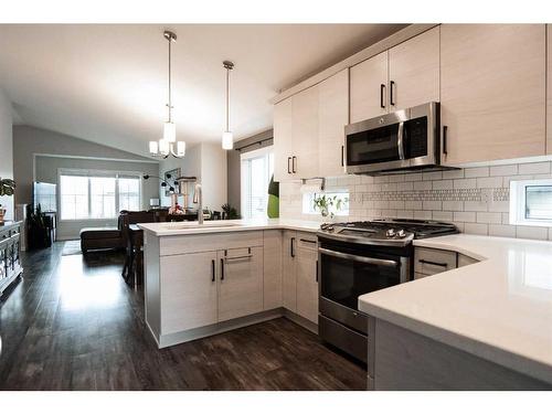 748 Coalbrook Close West, Lethbridge, AB - Indoor Photo Showing Kitchen With Upgraded Kitchen