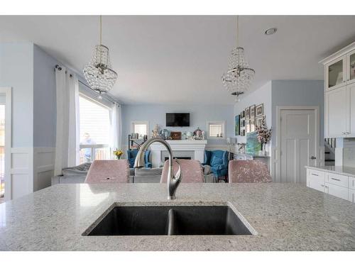 55 Riverhurst Cove West, Lethbridge, AB - Indoor Photo Showing Kitchen With Double Sink With Upgraded Kitchen