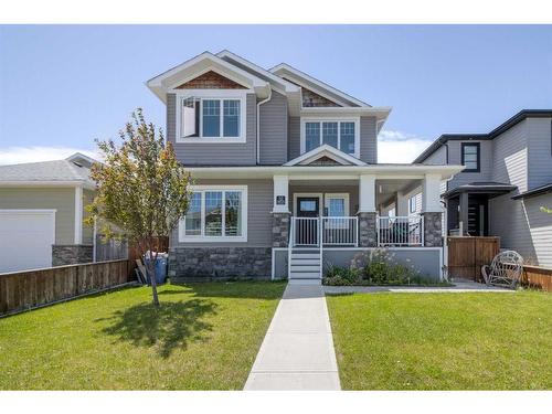 55 Riverhurst Cove West, Lethbridge, AB - Outdoor With Deck Patio Veranda With Facade