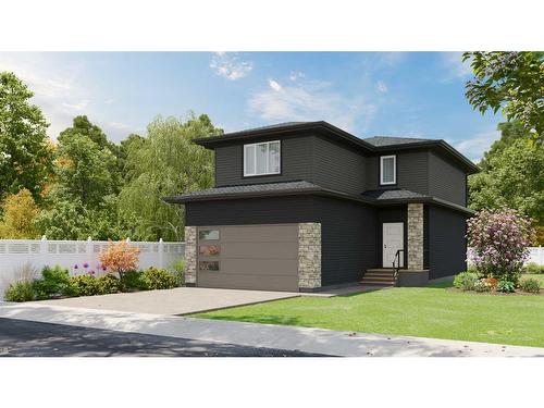 521 Malahat Green West, Lethbridge, AB - Outdoor With Facade
