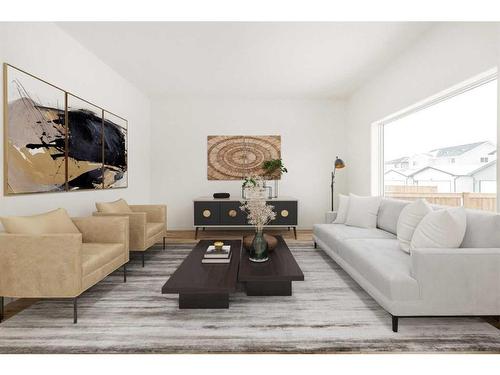 110 Blackwolf Pass North, Lethbridge, AB - Indoor Photo Showing Living Room