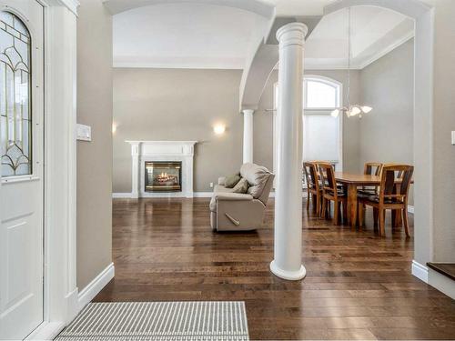 24 Fairmont Point South, Lethbridge, AB - Indoor Photo Showing Other Room With Fireplace