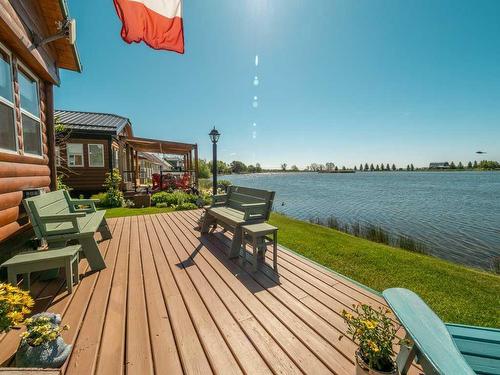 16 Mountain Vista Estates Drive, Hill Spring, AB - Outdoor With Body Of Water With Deck Patio Veranda