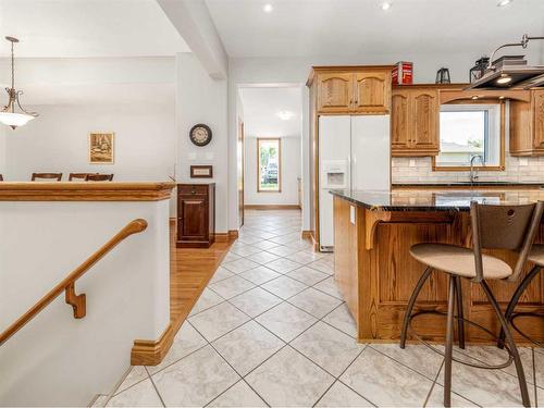 214 21 Street, Fort Macleod, AB - Indoor Photo Showing Kitchen With Double Sink