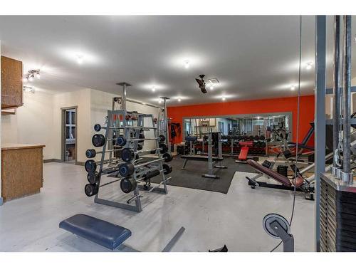 9-94027 Highway 843, Rural Lethbridge County, AB - Indoor Photo Showing Gym Room