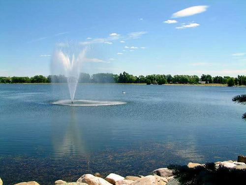 3131 Parkside Drive South, Lethbridge, AB - Outdoor With Body Of Water With View