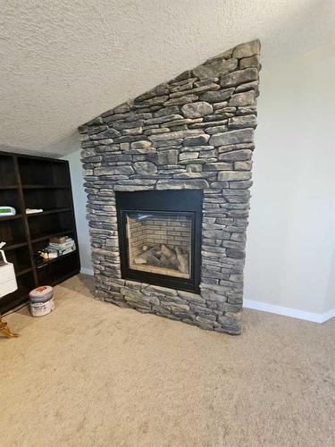 61034 Twp Rd 18-5, Rural Warner No. 5, County Of, AB - Indoor Photo Showing Living Room With Fireplace