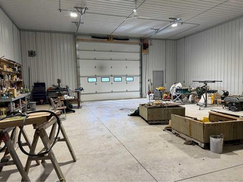 383066 And 383054 Range Road 7-3, Rural Clearwater County, AB - Indoor Photo Showing Garage