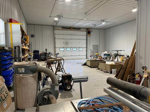 383066 And 383054 Range Road 7-3, Rural Clearwater County, AB - Indoor Photo Showing Garage