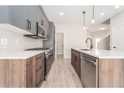 8601 24 Avenue, Coleman, AB - Indoor Photo Showing Kitchen With Upgraded Kitchen