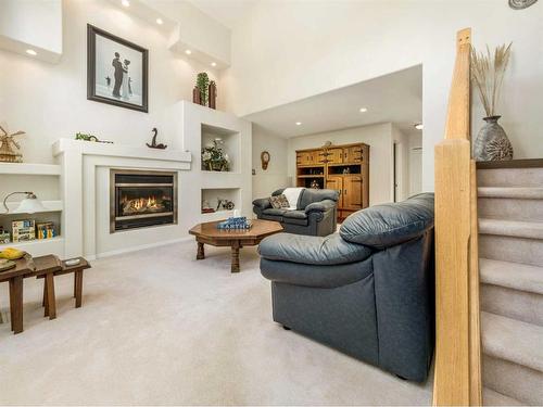 35 Fairmont Gate South, Lethbridge, AB - Indoor With Fireplace