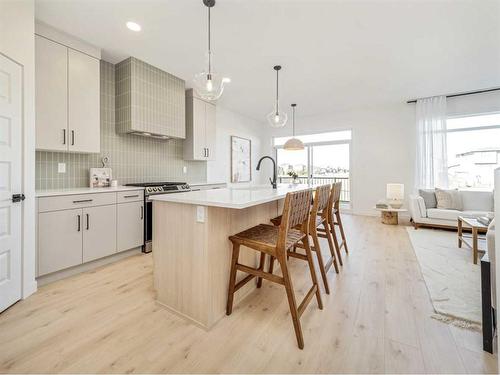 6 Blackwolf Pass North, Lethbridge, AB - Indoor Photo Showing Kitchen With Upgraded Kitchen