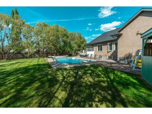 29 Huckleberry Crescent, Rural Taber, M.D. Of, AB - Outdoor With In Ground Pool With Backyard