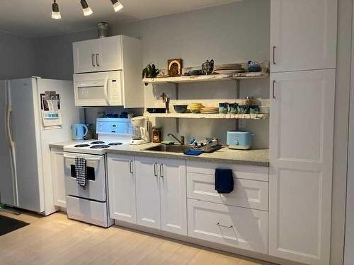 652 11 Street South, Lethbridge, AB - Indoor Photo Showing Kitchen With Double Sink