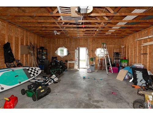 4936 50 Avenue, Stavely, AB - Indoor Photo Showing Garage