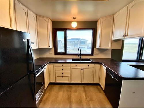 157 9 Street, Fort Macleod, AB - Indoor Photo Showing Kitchen With Double Sink