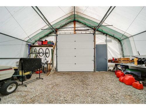 23017 27 Avenue, Bellevue, AB - Indoor Photo Showing Garage