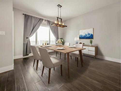 4721 7 Street, Coalhurst, AB - Indoor Photo Showing Dining Room