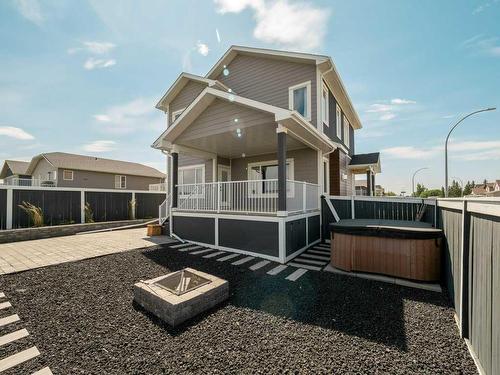 4721 7 Street, Coalhurst, AB - Outdoor With Deck Patio Veranda With Exterior