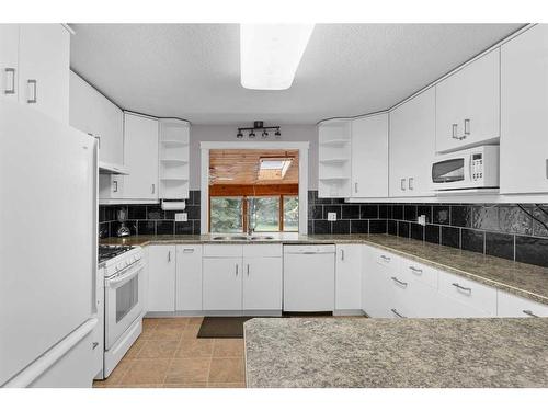 102-4042 Highway 587, Rural Red Deer County, AB - Indoor Photo Showing Kitchen With Double Sink