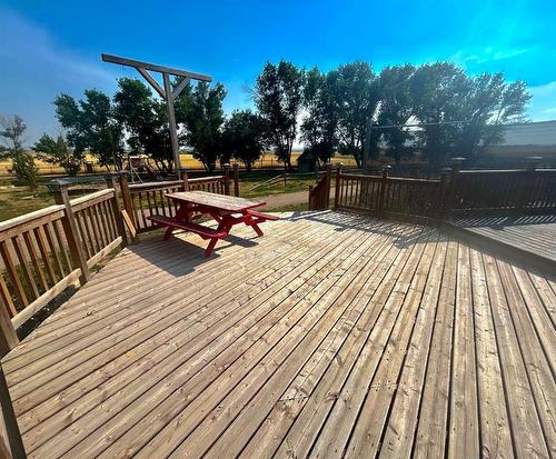 123075 843 Highway, Picture Butte, AB - Outdoor With Deck Patio Veranda