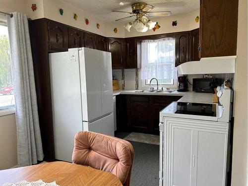 1222 12C Street North, Lethbridge, AB - Indoor Photo Showing Kitchen With Double Sink