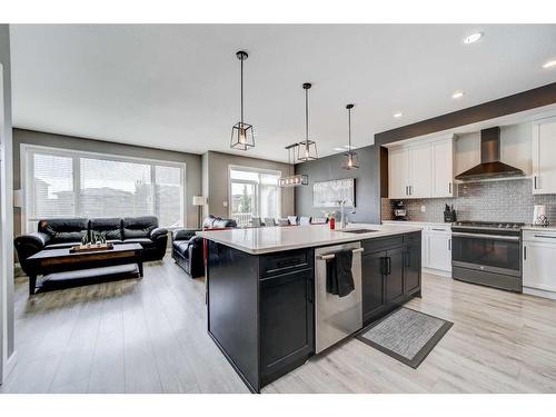 893 Atlantic Cove West, Lethbridge, AB - Indoor Photo Showing Kitchen With Upgraded Kitchen