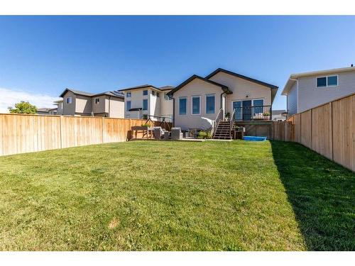 446 Bluebell Lane West, Lethbridge, AB - Outdoor With Deck Patio Veranda With Backyard