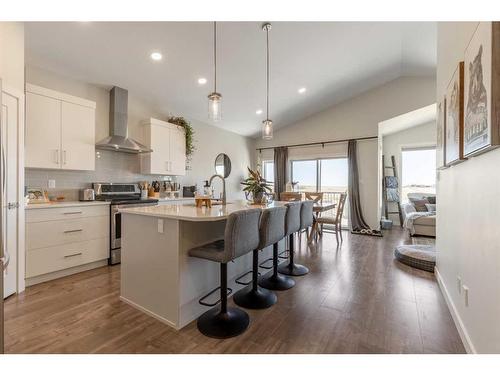 446 Bluebell Lane West, Lethbridge, AB - Indoor Photo Showing Kitchen With Upgraded Kitchen