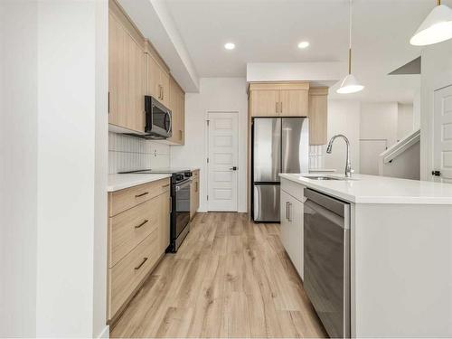 233 Blackwolf Place North, Lethbridge, AB - Indoor Photo Showing Kitchen With Upgraded Kitchen