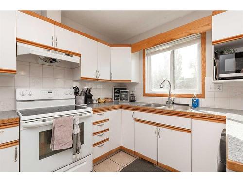 112 Mt Blakiston Road West, Lethbridge, AB - Indoor Photo Showing Kitchen With Double Sink