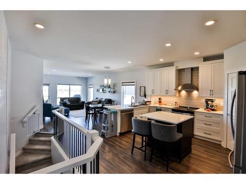 761 Atlantic Cove West, Lethbridge, AB - Indoor Photo Showing Kitchen With Stainless Steel Kitchen With Upgraded Kitchen