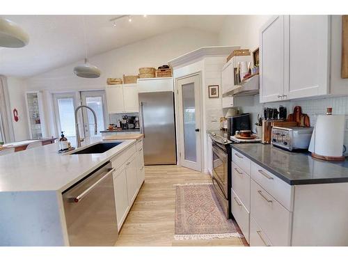 476 Lynx Crescent North, Lethbridge, AB - Indoor Photo Showing Kitchen With Stainless Steel Kitchen