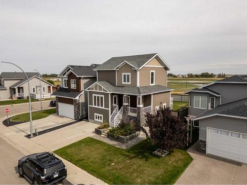 4717 7 Street, Coalhurst, AB - Outdoor With Deck Patio Veranda With Facade