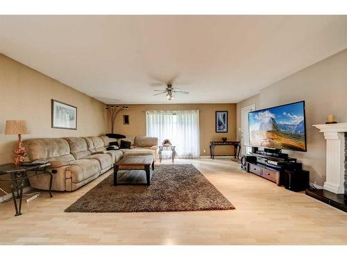 13538 19Th Avenue, Blairmore, AB - Indoor Photo Showing Living Room With Fireplace