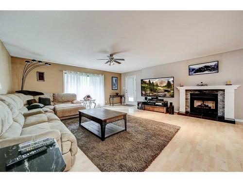 13538 19Th Avenue, Blairmore, AB - Indoor Photo Showing Living Room With Fireplace