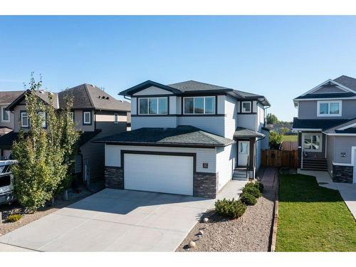 523 Firelight Place West, Lethbridge, AB - Outdoor With Balcony With Facade