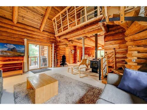 433 2Nd Avenue, Beaver Mines, AB - Indoor With Fireplace