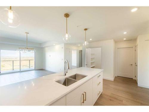 333-102 Scenic Drive North, Lethbridge, AB - Indoor Photo Showing Kitchen With Double Sink