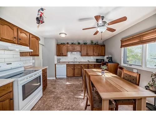 1013 12 Street South, Lethbridge, AB - Indoor Photo Showing Kitchen With Double Sink