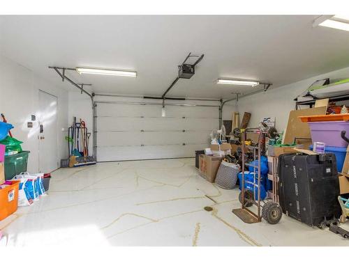 5008 4 Street, Coalhurst, AB - Indoor Photo Showing Garage