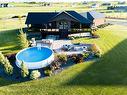 14 Countrylane Blvd, Rural Taber, M.D. Of, AB  - Outdoor With Above Ground Pool With View 