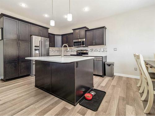 923 Maydell Palmer Vista North, Lethbridge, AB - Indoor Photo Showing Kitchen With Stainless Steel Kitchen With Upgraded Kitchen