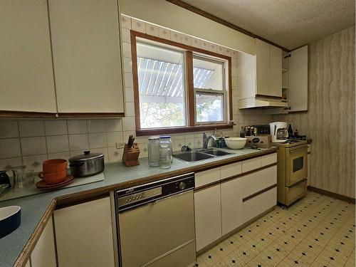 804 8 Avenue South, Lethbridge, AB - Indoor Photo Showing Kitchen With Double Sink