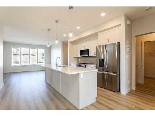 1153 Abitibi Road West, Lethbridge, AB - Indoor Photo Showing Kitchen With Stainless Steel Kitchen With Upgraded Kitchen