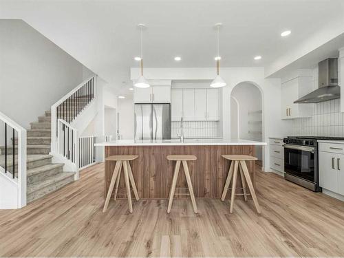 4626 31 Avenue South, Lethbridge, AB - Indoor Photo Showing Kitchen With Upgraded Kitchen