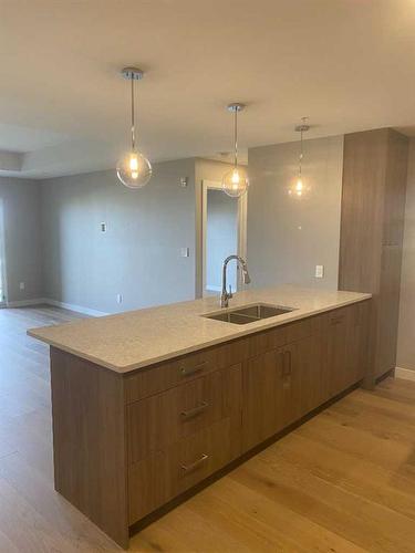 422-102 Scenic Drive North, Lethbridge, AB - Indoor Photo Showing Kitchen With Double Sink