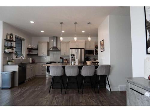 361 Rivergrove Chase West, Lethbridge, AB - Indoor Photo Showing Kitchen With Upgraded Kitchen