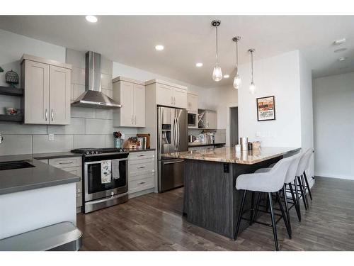 361 Rivergrove Chase West, Lethbridge, AB - Indoor Photo Showing Kitchen With Upgraded Kitchen